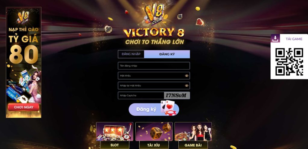 Hoàn thành biểu mẫu đăng ký mà hệ thống Taiv8 fun đưa ra 