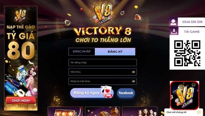 Hướng dẫn đăng ký mở tài khoản tại V8Club vin | V8Club.vin 